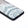 Plastový embosovaný kryt lotus pro Samsung Galaxy J6 (2018) - transparentní