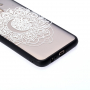 Plastový embosovaný kryt mandala pro Samsung Galaxy J6 (2018) - transparentní