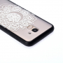 Plastový embosovaný kryt mandala pro Samsung Galaxy J6 (2018) - transparentní