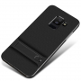 Elegance plastový kryt se stojánkem pro Samsung Galaxy A6 (2018) - černý