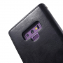 Goospery Mansoor peněženkové pouzdro pro Samsung Galaxy Note 9 - černé
