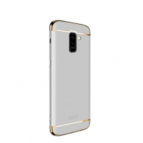 Mofi Guard plastový kryt pro Samsung Galaxy A6 Plus (2018) - stříbrný