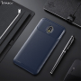 Ipaky plastový kryt s texturou karbonu pro Samsung Galaxy J3 (2018) - tmavěmodrý