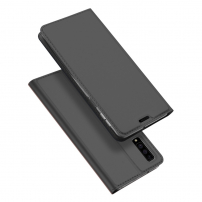 Dux Ducis Skin Pro flipové pouzdro pro Samsung Galaxy A7 (2018) - šedé