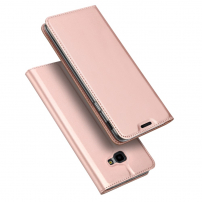 Dux Ducis Skin Pro flipové pouzdro pro Samsung Galaxy J4 Plus - růžovozlaté