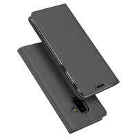 Dux Ducis Skin Pro flipové pouzdro pro Samsung Galaxy J6 Plus - šedé