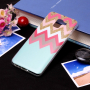 Plastový kryt zig-zag pro Samsung Galaxy J6 (2018) - tyrkysový