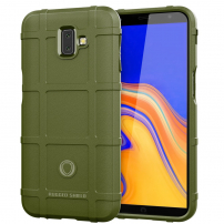 Nárazuvzdorný plastový kryt pro Samsung Galaxy J6 Plus - zelený