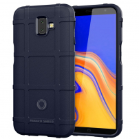 Nárazuvzdorný plastový kryt pro Samsung Galaxy J6 Plus - tmavěmodrý