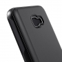 Zrcadlový pokovený kryt pro Samsung Galaxy J4 Plus - černý