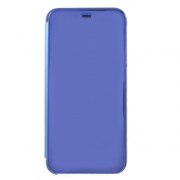 Zrcadlový pokovený kryt pro Samsung Galaxy J4 Plus - modrý