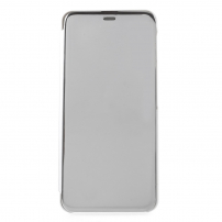 Zrcadlový pokovený kryt pro Samsung Galaxy A7 (2018) - stříbrný