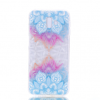Plastový kryt lotus pro Samsung Galaxy J6 Plus - transparentní