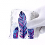Plastový embosovaný kryt lapač snů pro Samsung Galaxy A7 (2018) - transparentní