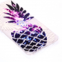 Plastový embosovaný kryt ananas pro Samsung Galaxy A7 (2018) - transparentní