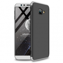 Gkk Odolný kryt pro Samsung Galaxy J4 Plus - stříbrnočerný