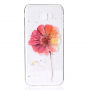 Plastový kryt květina pro Samsung Galaxy J4 Plus - transparentní