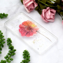 Plastový kryt květina pro Samsung Galaxy J4 Plus - transparentní