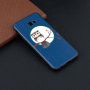 Plastový kryt sova pro Samsung Galaxy J4 Plus - modrý