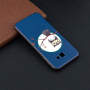 Plastový kryt sova pro Samsung Galaxy J4 Plus - modrý