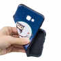 Plastový kryt sova pro Samsung Galaxy J4 Plus - modrý
