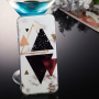 Plastový kryt mozaika pro Samsung Galaxy J4 Plus - bílý