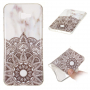 Plastový kryt mandala pro Samsung Galaxy J4 Plus - bílý