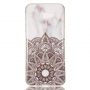 Plastový kryt mandala pro Samsung Galaxy J4 Plus - bílý