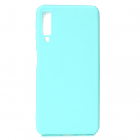 Plastový kryt Frosted pro Samsung Galaxy A7 (2018) - tyrkysový
