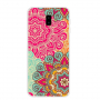 Plastový kryt mandala pro Samsung Galaxy J6 Plus - růžový