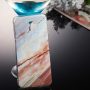 Plastový kryt mramor pro Samsung Galaxy J6 Plus - hnědý