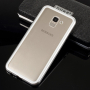Zadní kryt s magnetickým rámečkem a tvrzeným sklem pro Samsung Galaxy J6 (2018) - stříbrný