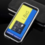 Zadní kryt s magnetickým rámečkem a tvrzeným sklem pro Samsung Galaxy J6 (2018) - stříbrný