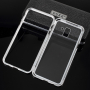Zadní kryt s magnetickým rámečkem a tvrzeným sklem pro Samsung Galaxy J6 (2018) - stříbrný