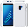 Silikonový kryt Liquid pro Samsung Galaxy A8 Plus (2018) - bílý