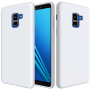 Silikonový kryt Liquid pro Samsung Galaxy A8 Plus (2018) - bílý