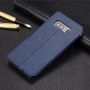 Azns Kožené flipové pouzdro pro Samsung Galaxy Note 8 - modré