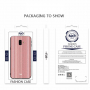 Nxe plastový kryt  pruhy pro Samsung Galaxy J6 Plus - růžový