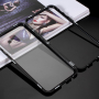 Zadní kryt s magnetickým rámečkem a tvrzeným sklem pro Samsung Galaxy J6 Plus - černý