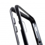 Zadní kryt s magnetickým rámečkem a tvrzeným sklem pro Samsung Galaxy J6 Plus - černý