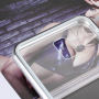 Zadní kryt s magnetickým rámečkem a tvrzeným sklem pro Samsung Galaxy J6 Plus - stříbrný