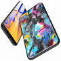 Nxe Plastový kryt abstrakt tmavý pro Samsung Galaxy J4 Plus - barevný