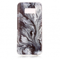 Plastový kryt mramor pro Samsung Galaxy S8 - šedý