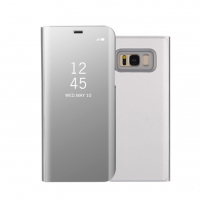 Zrcadlový pokovený kryt pro Samsung Galaxy S8 Plus - stříbrný