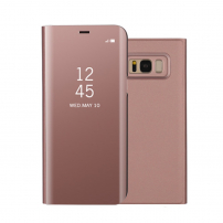 Zrcadlový pokovený kryt pro Samsung Galaxy S8 Plus - růžovozlatý