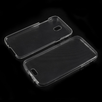 Plastový kryt na celý povrch pro Samsung Galaxy J3 (2017) - transparentní
