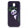 Plastový kryt panda pro Samsung Galaxy J5 (2017) - černý