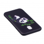 Plastový kryt panda pro Samsung Galaxy J5 (2017) - černý