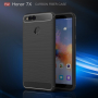 Odolný kryt s broušenou texturou pro Honor 7X - černý