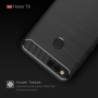 Odolný kryt s broušenou texturou pro Honor 7X - černý